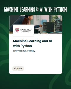 Machine Learning and AI with Python 