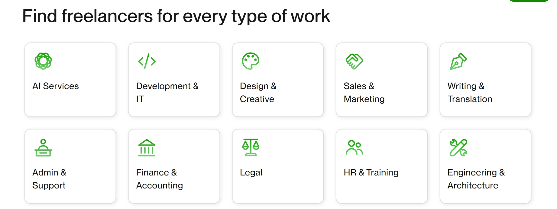 شرح واجهة موقع upwork