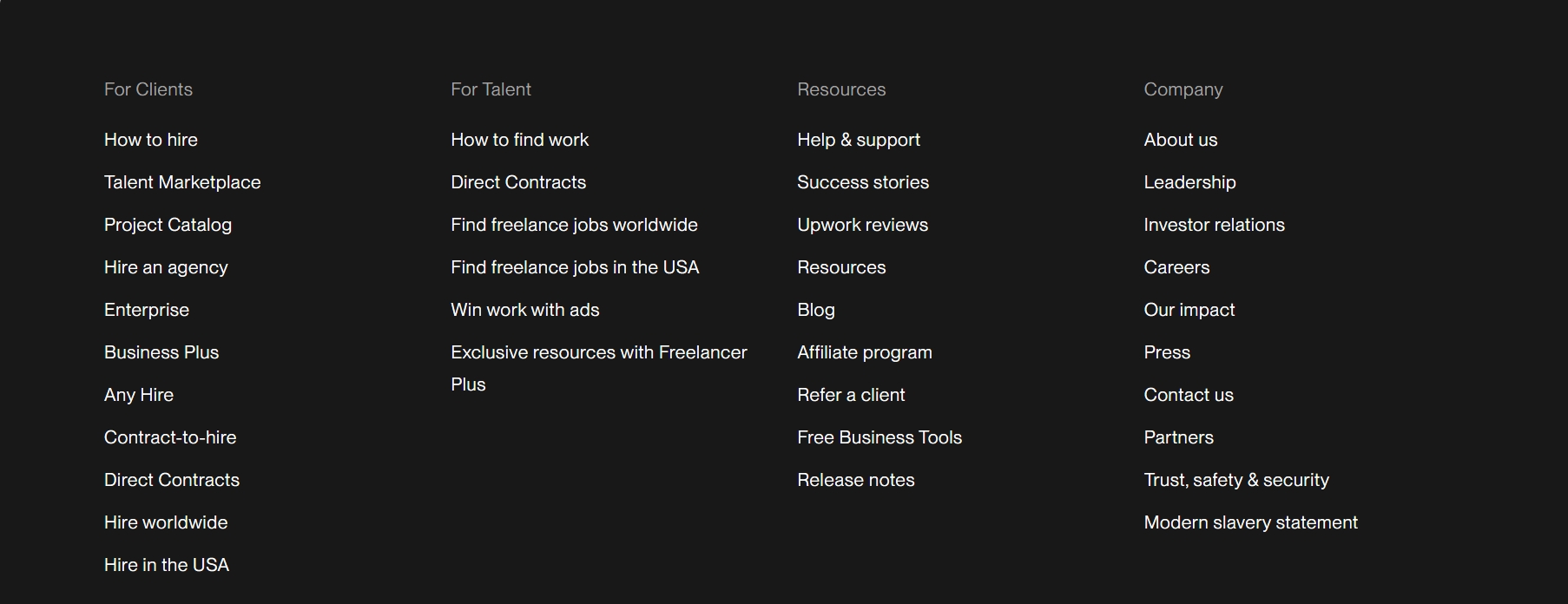 شرح واجهة موقع upwork
