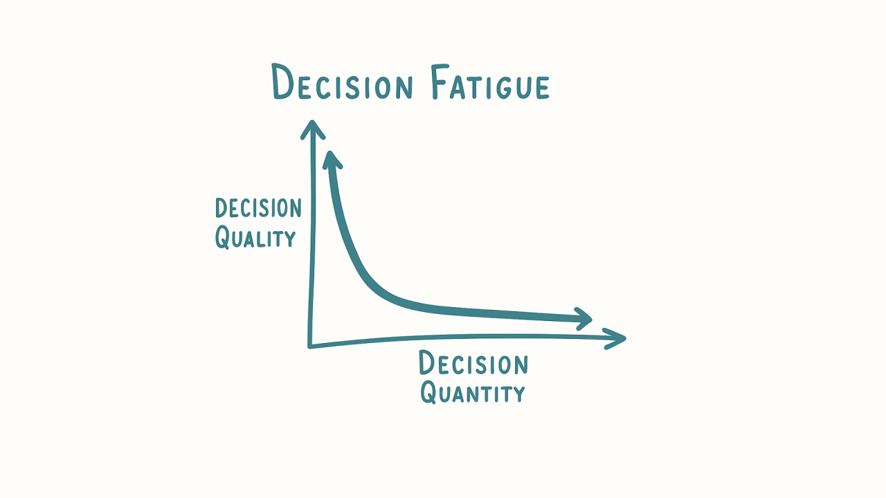 إرهاق اتخاذ القرار (Decision Fatigue)